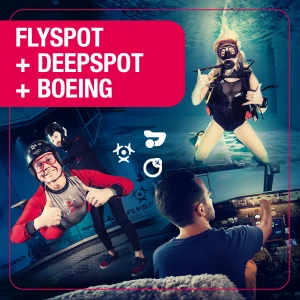 VIP package - 3 in 1: Flyspot + Deepspot + Boeing 737 sim
