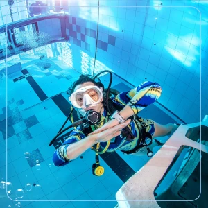 Package for a person with a Scuba license - one dive